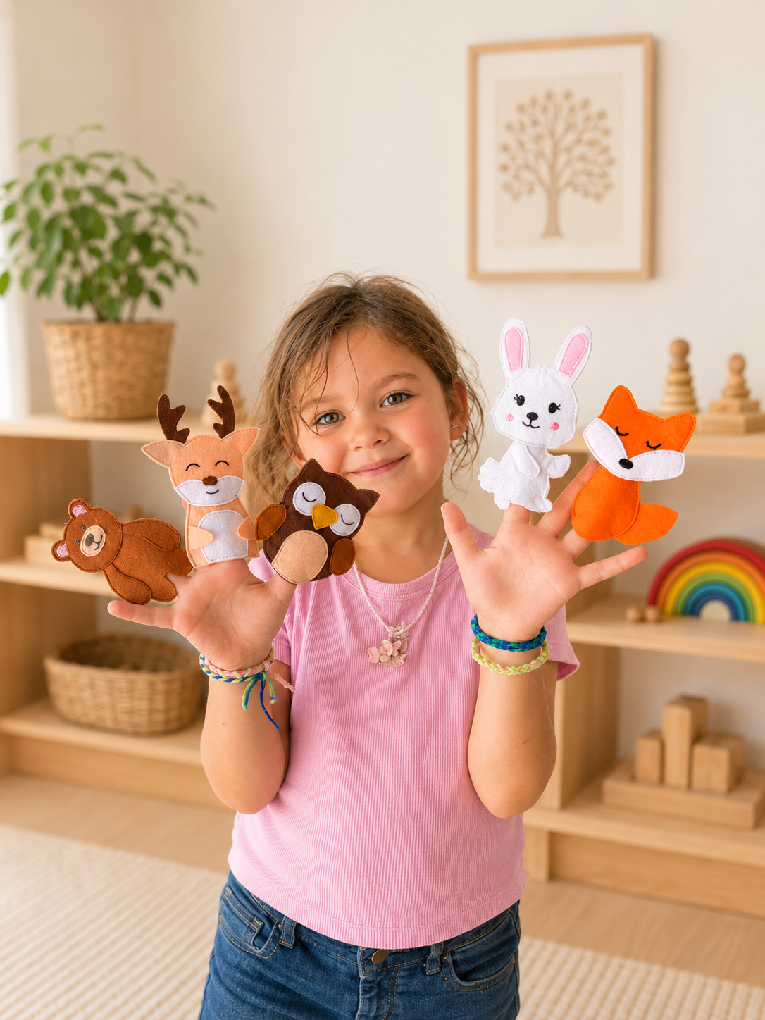 Forest Friends Finger Puppets