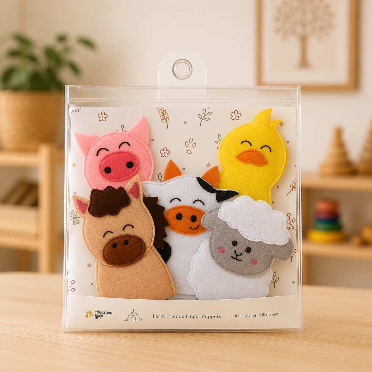 Farm Finger Puppets