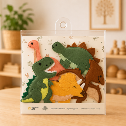 Dinosaur Finger Puppets