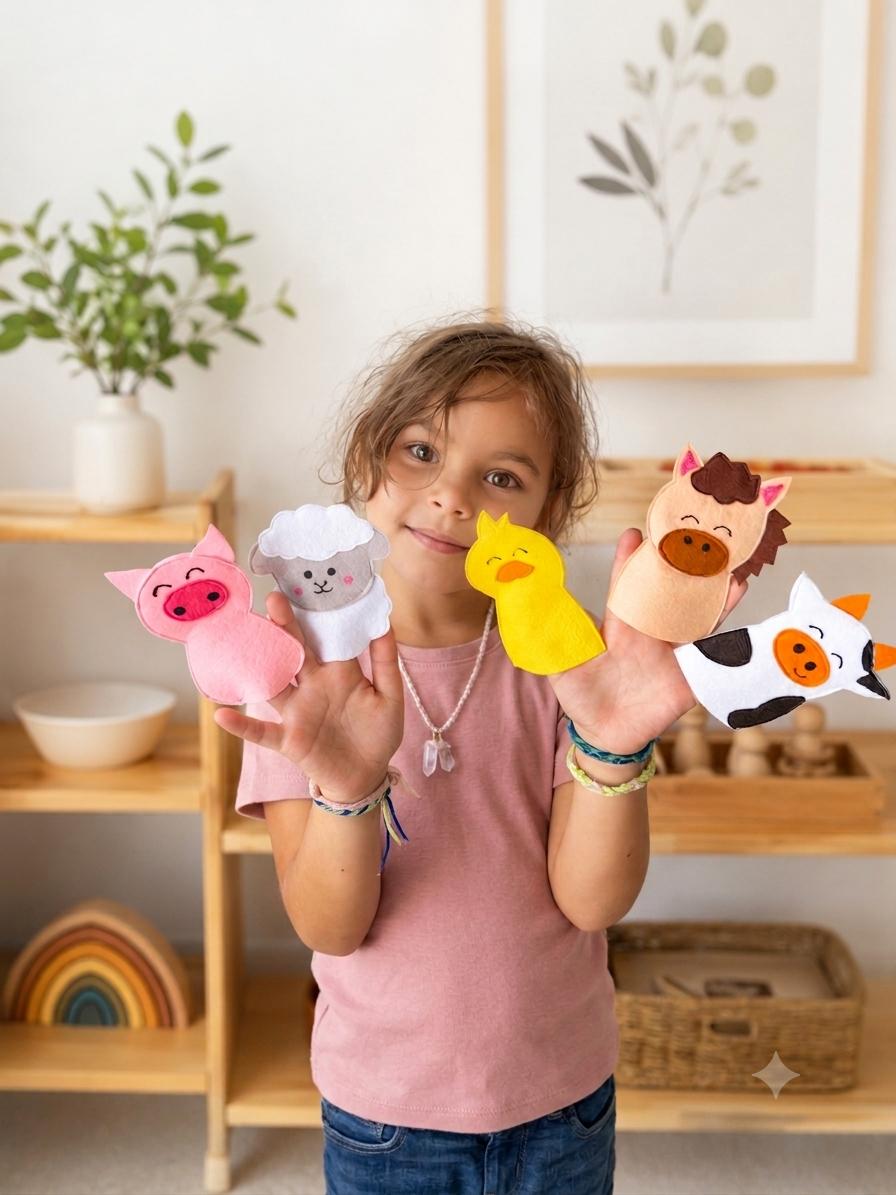 Farm Finger Puppets